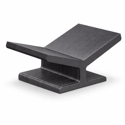 Boekenstandaard Ergonomisch – Boekhouder / Kookboek Standaard – Display Stand voor Boeken, Documenten & Presentaties – Kunststof – 30x18x12 cm – Bureau, Keuken & Beurs Display - Roasted Chestnut