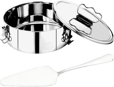 Stoompan Roestvrijstaal - Stoominzet - Gezond Koken - Lekvrij Ontwerp - 19 x 7.5 cm - Zilver