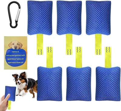 Hondengeurtrainingsset - Interactieve Geurtrainer - Mentale Stimulatie Hond - Wasbaar Materiaal - 16 x 11 x 5.5 cm - Blauw