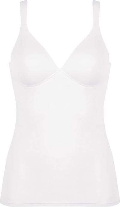 Naturana hemd met T-shirt BH zonder beugels maat 85A wit