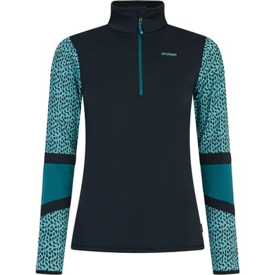 Protest Prtnynke - Skipully Dames - Lange mouwen - 1/4 rits – Glacial Blue