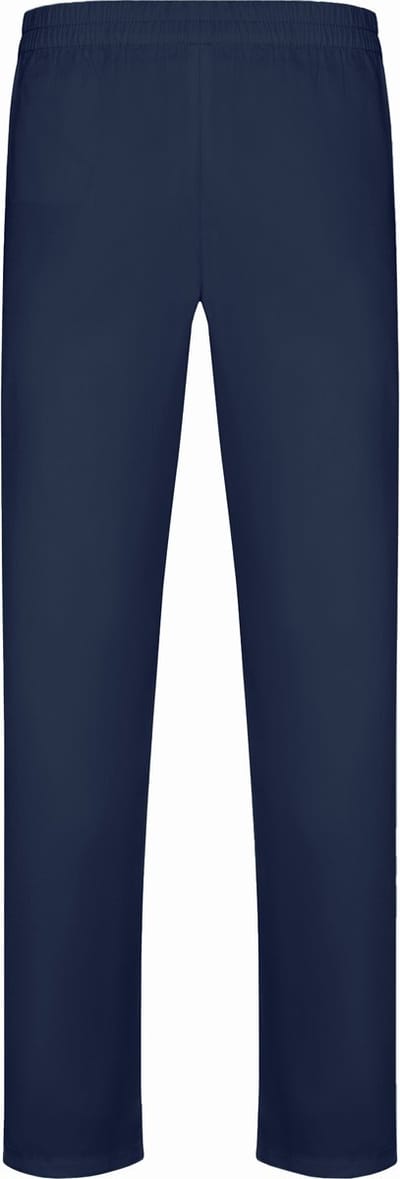 Donkerblauwe unisex broek lang voor hygiene beroepen (schoonheid, laboratorium, schoonmaak en voedsel) model Rochat maat L