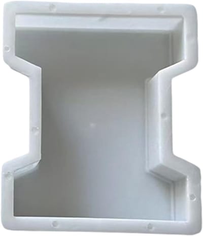 Betonnen mallen - Steen mallen - Tuinpad aanleggen - Herbruikbaar PP plastic - 19 x 158 cm - Wit