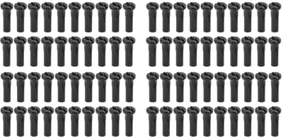 Dailygoods- Spakenmoeren 80 Stuks - 14mm Fiets Spaken Hoed - Geschikt voor 14G Spaken - Duurzaam Ijzer - Lichtgewicht en Compact - Spakenkapjes