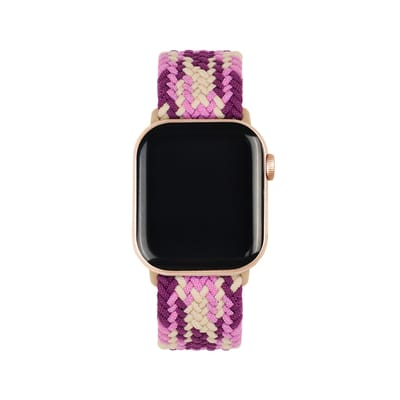 iDeal of Sweden Soft Braid Watch Band voor de Apple Watch | 44/45/46/49 mm - Cherry Crush