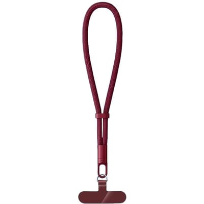 Universeel Telefoon Lanyard met Clip Verbeterd Anti-Drop 360° Rotatie Verstelbare Nek-/Crossbody Riem voor Alle Telefoonhoesjes brown