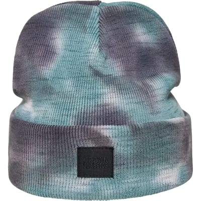 Urban Classics Tie Dye Beanie Beanie zwart-groen Katoen - Basics, Street wear