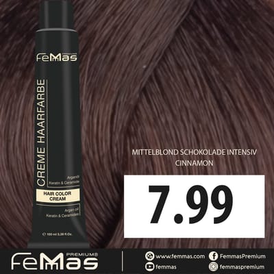 Femmas (7.99) - Haarverf - Medium Blonde Chocolade Intense - 100ml