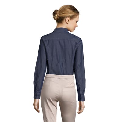 SOLS Dames/Dames Barry Denim Overhemd (Brut Denim)