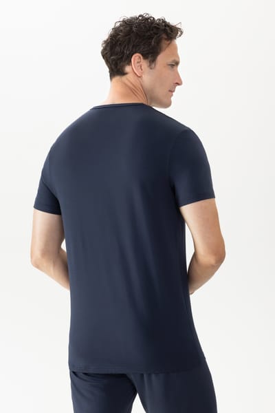 Mey Lounge Shirt korte mouw Club Coll Heren 65630 - Blauw - S