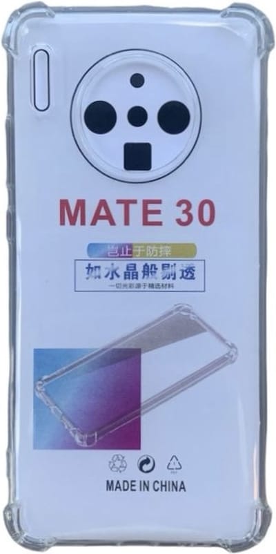 Hoesje Geschikt voor Huawei Mate 30 Anti Shock silicone back cover/Transparant hoesje