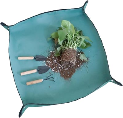Plantenmat - Verplantingsmat - Binnen Tuinieren - Scheurvast Oxford Weefsel - 75 x 100 cm - Meerkleurig