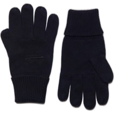 Superdry Handschoenen met Logo Blauw Grootte: 1SIZE