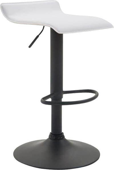 CLP Dyn V2 Barkruk - Kunstleer zwart/wit