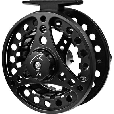 Volledig metalen vliegvisreel Aluminiumlegering body reel met CNC-gefreesd 3/4 5/6 7/8 Vis vliegvisreel 44624 zwart