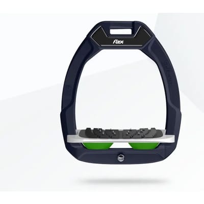 Veiligheidsstijgbeugels Paardrijden Incliné Ultra Grip Bruin/Grijs/Groen Flex-On Safe-On