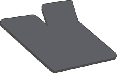 Homéé® Splittopper Hoeslaken Jersey Stretch antraciet - 160x200/210/220 cm hoogte 10 t/m 12 cm - 100% katoen