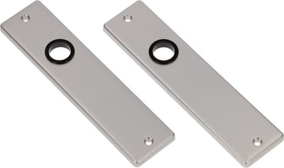 Ami Kortschild - rechthoekig - 178x43x7mm - blind - aluminium F-1