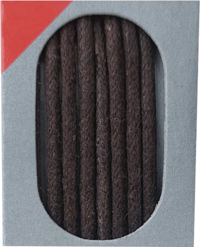 Bob Veter - Donker Bruin - Extra Dun Rond - Wax - Lengte 75 cm - Dikte 2 mm - Schoenveter
