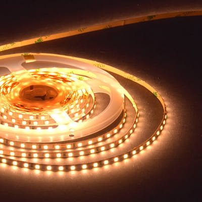 LED Strip 3528 120 leds/mtr IP67 12V PCB 8PU WWE 2400K 9.6W