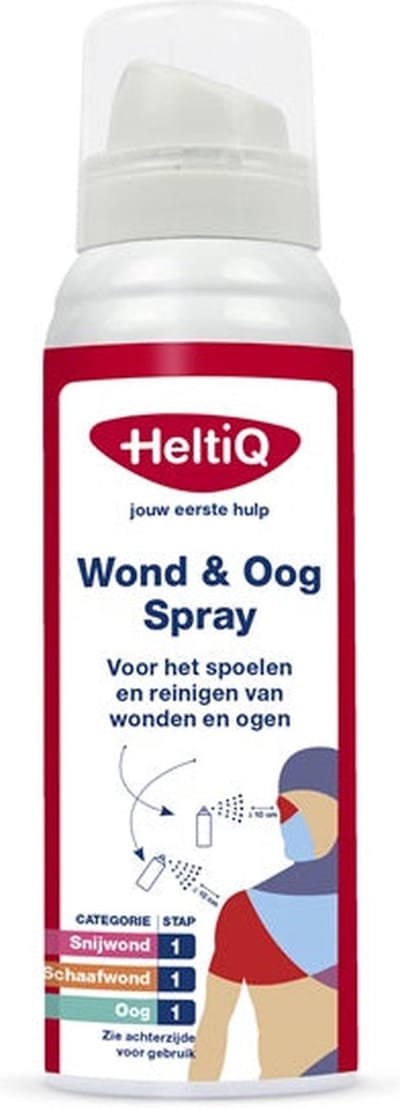 HeltiQ Wond & Oog Spray 100 ml- 2 x 1 doosjes voordeelverpakking