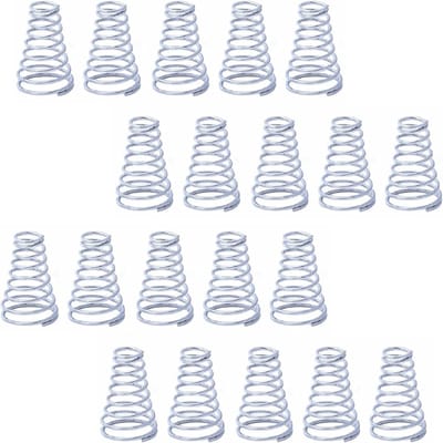 Compressieveren Set - Drukveren Taper - Doe-het-zelf Projecten - Roestvrij Staal 304 - 20 Stuks - Zilverkleurig