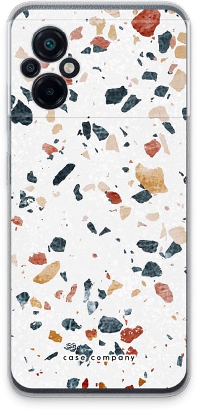 Case Company® - Hoesje geschikt voor Xiaomi Poco M5 hoesje - Terrazzo N°4 - Soft Cover Telefoonhoesje - Bescherming aan alle Kanten en Schermrand