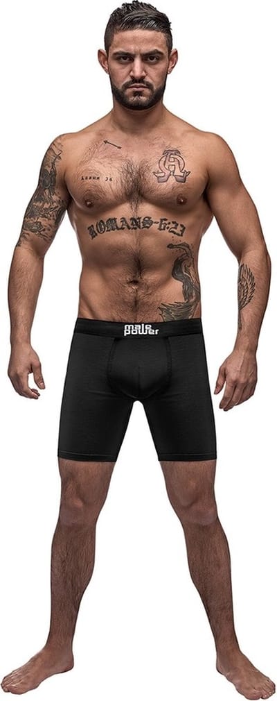 Male Power Black Nite - Lange Short black L
