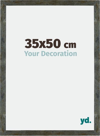 Your Decoration - Fotolijst 35x50 cm - MDF - Blauw Goud Gemeleerd - Mura