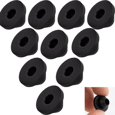 Ruitensproeier Onderdelen - Pompspray Afdichtingen - Auto Onderhoud - Corrosiebestendig Rubber - 10 Stuks - Zwart