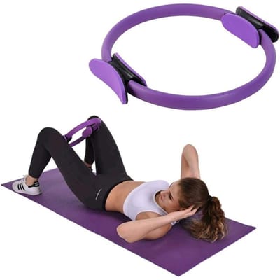 EXCITAT Pilates Circle - Yoga Circle - Weerstandscirkel - Fitnessapparatuur - Geschikt voor thuis, sportschool, yoga, pilates