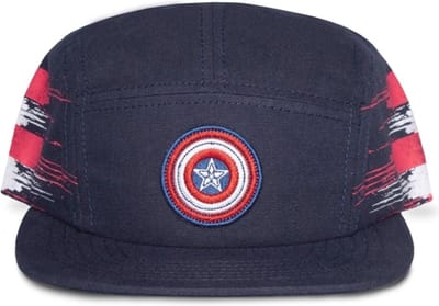 Marvel Captain America - Shield 6 Panel Snapback Pet - Zwart