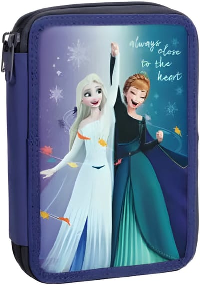 Disney Frozen Etui - 2 Vakken - Gevuld - Pennenetui - Idyllic - Voor kinderen - Voor meisjes