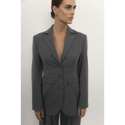 VIVEH Ash Top Agaat Maat: 42 | Blazers Outlet | Dames | Grijs