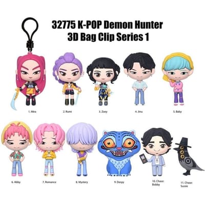 KPop Demon Hunters - Anime Rugzakhanger - Characters - Mystery - voor Geen - meerkleurig