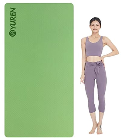 Groot en Dikke Yoga Mat 195x90cm - Antislip Fitnessmat voor Thuis en Gym