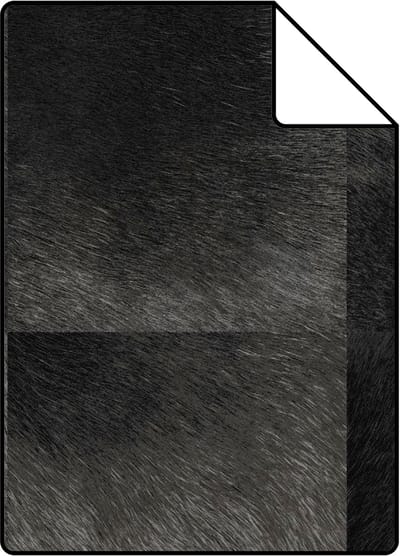 Proefstaal Origin Wallcoverings behang dierenhuid motief antraciet grijs - 26,5 x 21 cm - 347326-S