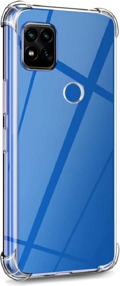 LuxeBass Siliconen hoesje geschikt voor Xiaomi Redmi 9C - Transparant - Antishock - Bumper case - telefoonhoes - gsm hoes - telefoonhoesje