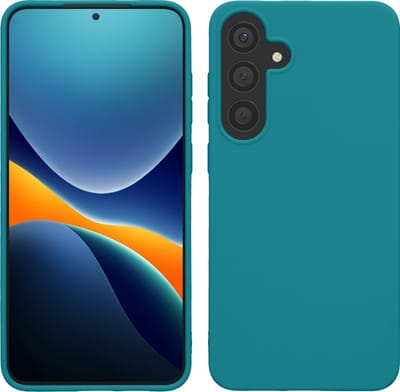 kwmobile telefoonhoesje geschikt voor Samsung Galaxy S25 Plus - Hoesje voor smartphone - Back cover in mat petrol
