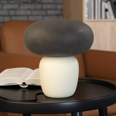 EGLO CAHUAMA Tafel Lamp E27 H300, white/black/grey