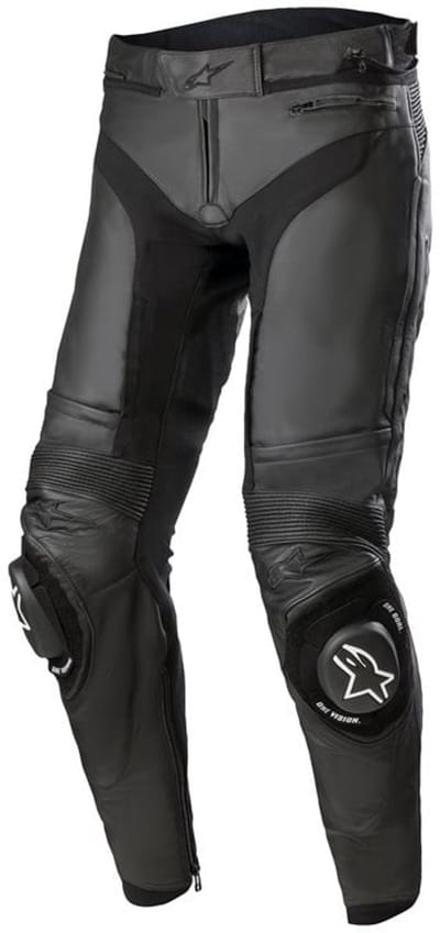 Alpinestars Missile V3 Leren Kort Zwart Zwart Motorbroek - Broek