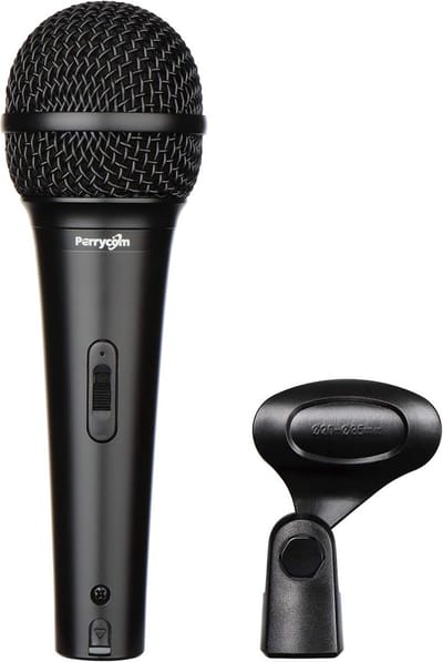 Dynamische Zang- en Instrumentmicrofoon voor Karaoke met Standaard en Aan/Uit-Schakelaar