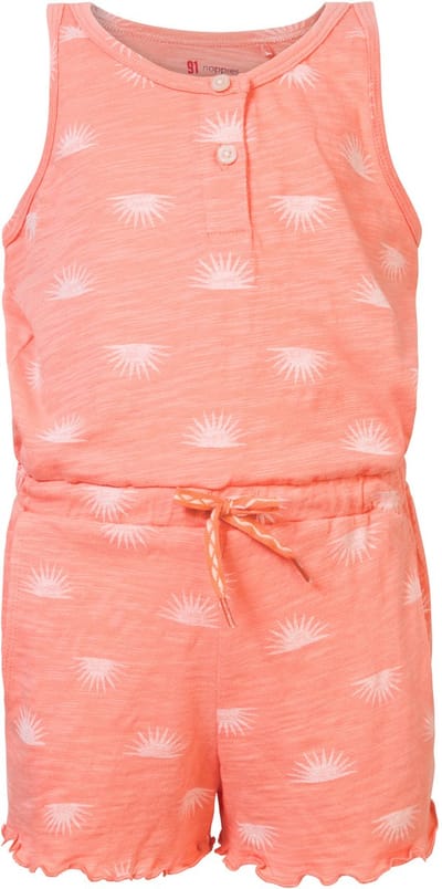 Noppies Girls Jumpsuit Eski sleeveless all over print Meisjes Jumpsuit - Coral Haze - Maat 104