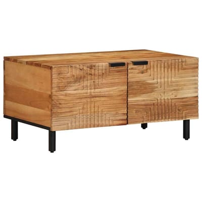 vidaXL - Salontafel - 80x50x40 - cm - Massief - Acaciahout