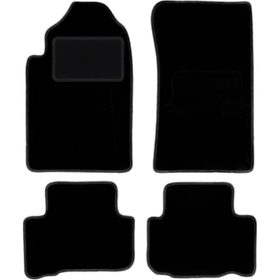 Zwarte veloursmatten voor: SsangYong Rexton I SUV (2001-2006)