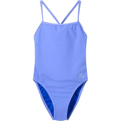 Speedo Solid V-back 2.0 Zwemkleding Blauw 28 Vrouw