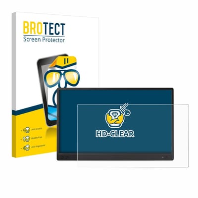 BROTECT - Screenprotector voor ASUS ZenScreen MB166C - Folie Beschermfolie transparant
