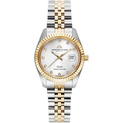 Christophe Duchamp Diamond Elysees CD7201-5 dames Horloge 33mm 5ATM