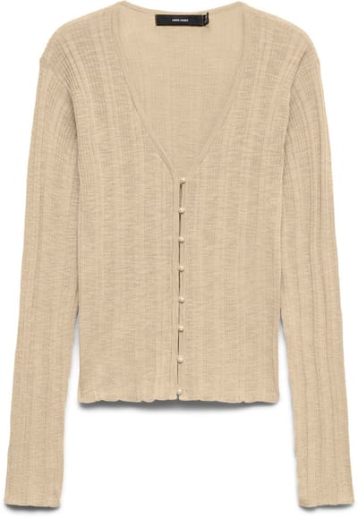 VERO MODA - VMPEACH LS V-NECK CARDIGAN - Dames - Cardigans