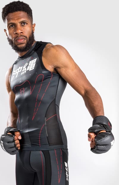 Venum OKINAWA 3.0 Rash Guards Mouwloos Zwart Rood - S